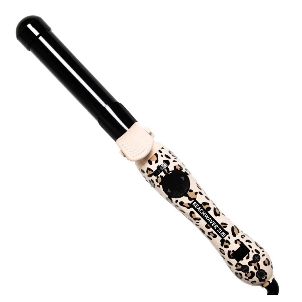 Beachwaver S 1.25" Rotating Curling Iron Leopard Print Ceramic S-Series
